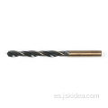 Broca Jobber Length en negro y dorado